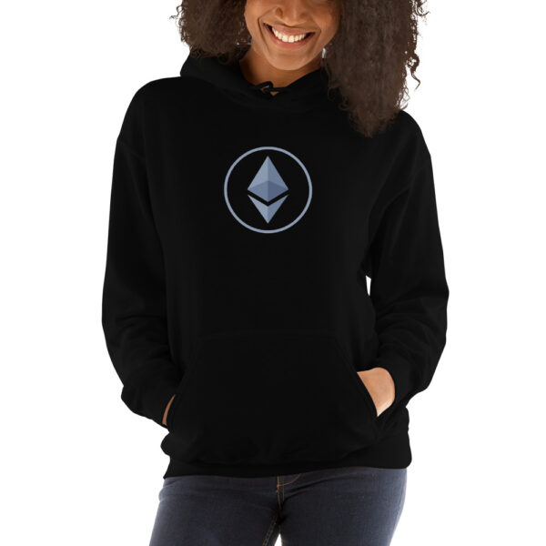 Felpa con cappuccio Ethereum #1 - immagine 3