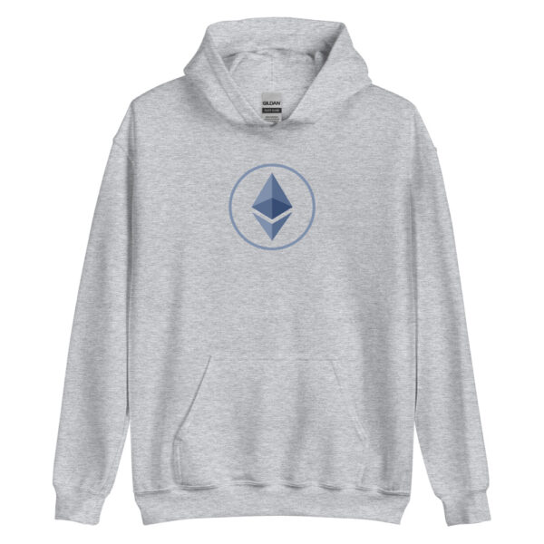 Felpa con cappuccio Ethereum #1 - immagine 4