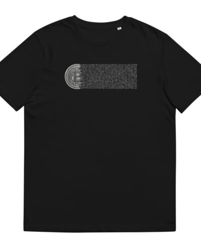 T-Shirt Bitcoin #3 in cotone organico
