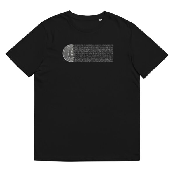 T-Shirt Bitcoin #3 in cotone organico