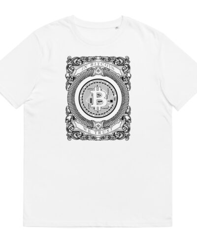 T-Shirt Bitcoin #2 in cotone organico